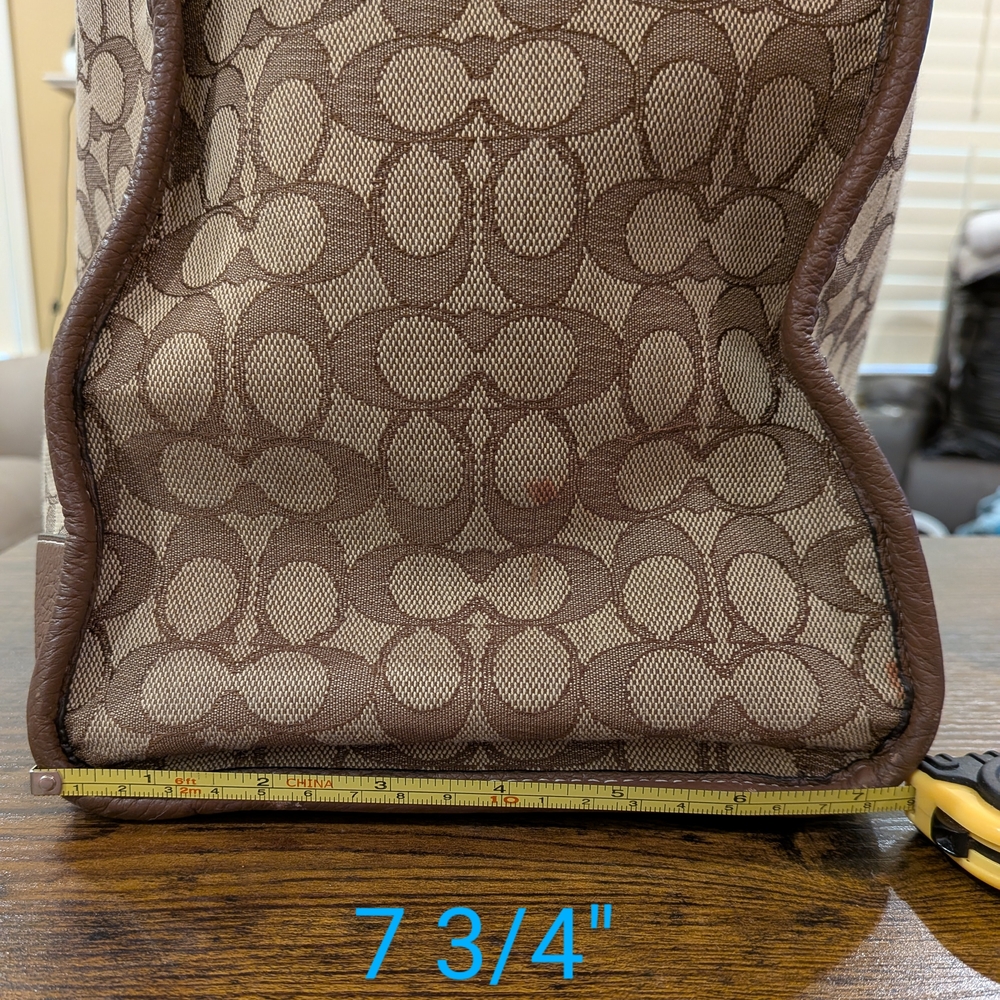 Coach Signature Brown Tote